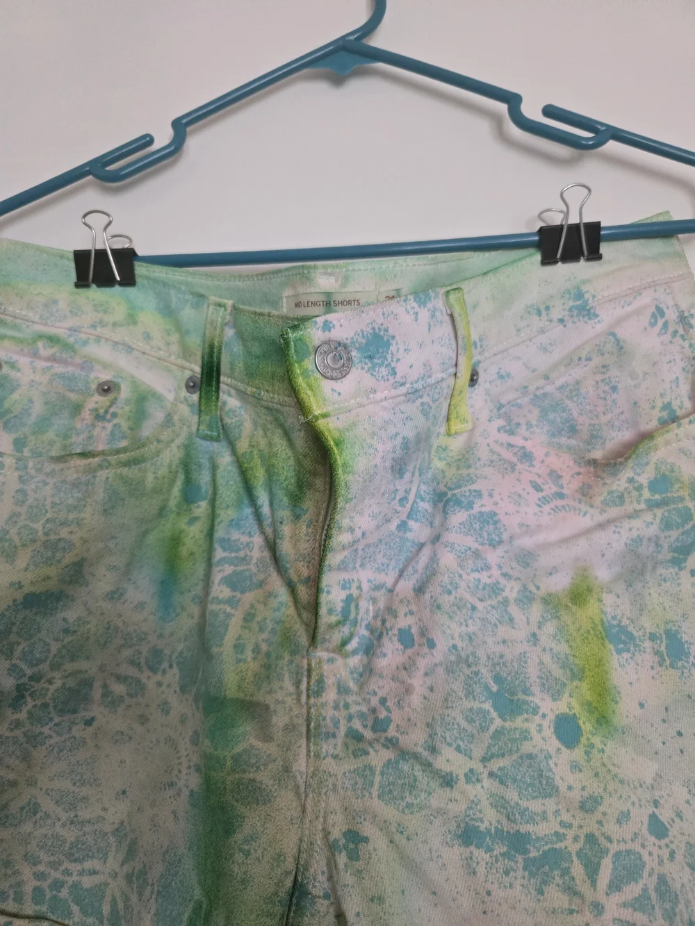 Levi's Boho Tie-Dye Lace Print Women's Shorts Size 31 L